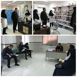 پایش تیم مدیریت مرکز بهداشت و درمان شهرستان رامیان