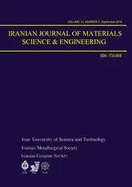 مقالات مجله علم مواد و مهندسی ایران، دوره ۱۹، شماره ۴ منتشر شد