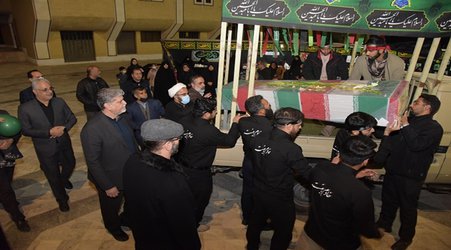 برگزاری مراسم شهادت حضرت زهرا (س) به همراه وداع با شهید گمنام در دانشگاه سیستان و بلوچستان