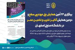 فراخوان مقاله بیست و سومین همایش ملی مهندسی سطح به میزبانی دانشگاه صنعتی اصفهان 