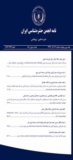 مقالات نامه انجمن حشره شناسی ایران، دوره ۴۲، شماره ۲ منتشر شد