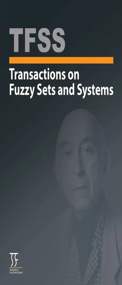 مقالات مجله معاملات در مجموعه ها و سیستم های فازی، دوره ۱، شماره ۲ منتشر شد