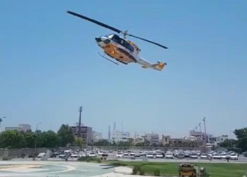 رئیس اورژانس ۱۱۵ استان بوشهر خبر داد؛
بالگرد اورژانس ۱۱۵ استان بوشهر برای انتقال اعضا پیوندی بانوی ۳۹ ساله دیری به پرواز درآمد
