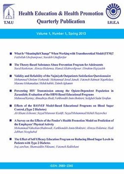 مقالات فصلنامه آموزش بهداشت و ارتقا سلامت، دوره ۱۱، شماره ۱ منتشر شد