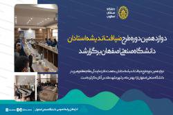دوازدهمین دوره طرح ضیافت اندیشه استادان دانشگاه صنعتی اصفهان برگزار شد  