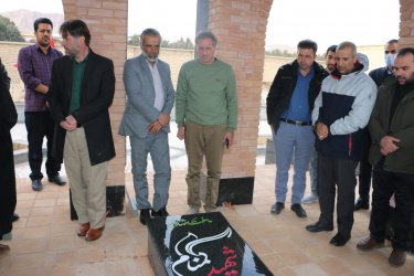 مراسم چهلمین روز تدفین شهید گمنام در دانشگاه برگزار شد