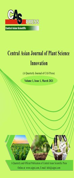 فراخوان مجله نوآوری علوم گیاهی آسیای مرکزی