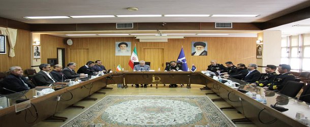 حضور فرمانده نیروی دریایی ارتش جمهوری اسلامی ایران در دانشگاه فردوسی مشهد