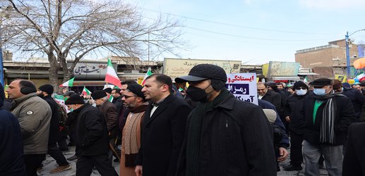 حماسه حضور دانشگاهیان در کنار ملت شریف ارومیه در راهپیمایی ۲۲ بهمن
