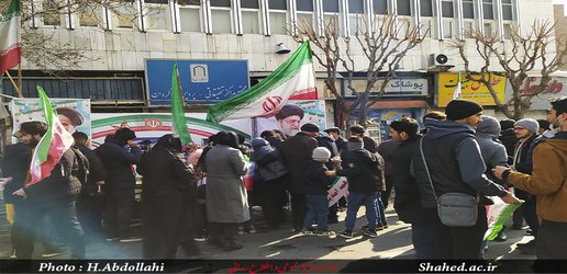 برگزاری ایستگاه صلواتی به مناسبت سالگرد پیروزی انقلاب اسلامی