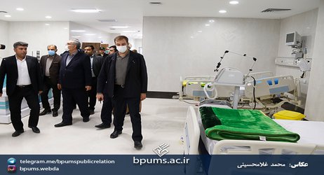 بازدید وزیر بهداشت از بخش‌های ویژه بیمارستان بقیه الله دیلم/ گزارش تصویری