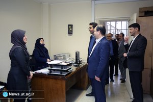 گزارش تصویری | بازدید رئیس دانشگاه تهران از بخش‌های مختلف معاونت آموزشی