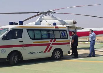 برای انتقال مادر باردار از جزیره خارگ؛
بالگرد اورژانس هوایی بوشهر بر آب‌های نیلگون خلیج‌فارس به پرواز درآمد

