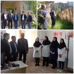 بازدید مدیر شبکه بهداشت و سرپرست مرکز بهداشت شهرستان رامیان از مراکز خدمات جامع سلامت روستایی