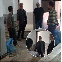 بازدید از پروژه در حال ساخت مرکز خدمات جامع سلامت روستای دارکلاته شهرستان رامیان