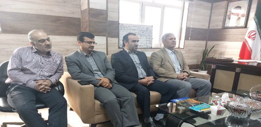 دیدار رئیس مرکز تحقیقات و آموزش کشاورزی استان با فرماندار کردکوی