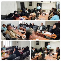نشست کمیته اجرایی برگزاری هفته جمعیت در مرکز بهداشت استان