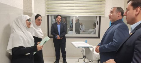 بازدید سرزده  استاندار سمنان از بیمارستان امام رضا علیه السلام شهرستان میامی