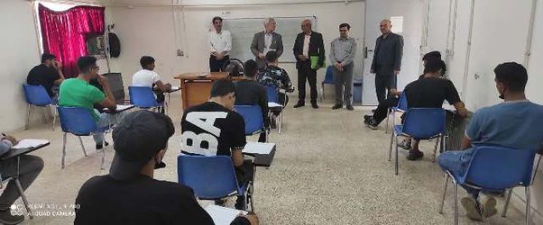 بازدید دکتر صابری رئیس مرکز از امتحانات پایان ترم دانش آموزان واحد آموزش شهید روحانی فرد شهرستان کردکوی