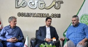 حضور مسئول روابط عمومی مرکز تحقیقات و آموزش گلستان به همراه اعضای شورای هماهنگی روابط‌ عمومی گلستان در تحریریه گلستان ما