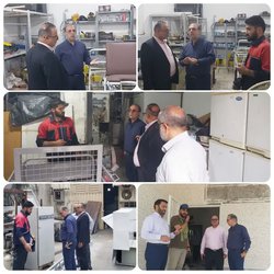 رئیس مرکز بهداشت استان از پروژه های در حال ساخت مرکز استان بازدید کرد