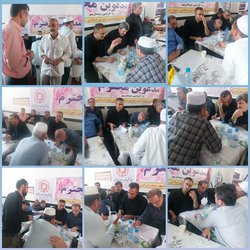 میزخدمت درمسجدجامع قبا شهربندرترکمن برگزار شد