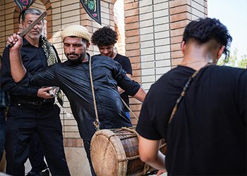 برگزاری عزاداری سنتی در دانشگاه علوم پزشکی بوشهر/گزارش تصویری