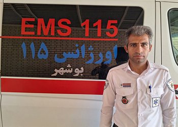 مهارت پرسنل اورژانس ۱۱۵ دشتستان نجات‌بخش مصدوم با وضعیت وخیم شد