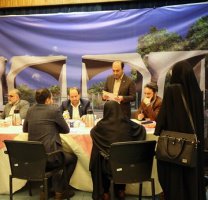 چهاردهمین نشست ملاقات عمومی رئیس و اعضای هیات رئیسه دانشگاه تهران برگزار شد