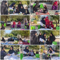 به مناسبت هفته سالمند ایستگاه سلامت برپا شد