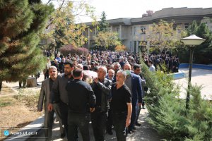تصاویر مراسم تشییع پیکر  زنده‌یاد دکتر مهدیه آکوچکیان | برگزاری مراسم ترحیم؛ روز سه‌شنبه دوم آبان ماه در مسجد دانشگاه تهران