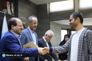 مدال‌آوران المپیادی دانشگاه تهران در جمع هیات رئیسه، روسای دانشکدگان و دانشکده‌ها تجلیل شدند | کمک اعضای شورای دانشگاه به مردم مظلوم غزه