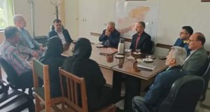 نشست ریاست پژوهشکده حفات خاک و آبخیزداری کشور با همکاران بخش منابع طبیعی مرکز تحقیقات و آموزش گلستان