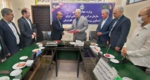عقد تفاهم نامه همکاری دو جانبه بین مرکز تحقیقات و آموزش و تعاون روستایی استان گلستان