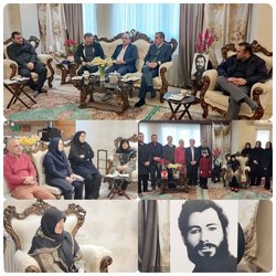 دیدار با خانواده شهد عرب عامری به مناسبت دهه فجر انقلاب اسلامی