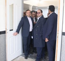 رئیس دانشگاه تهران از فضاهای آموزشی و خوابگاهی پردیس اروند بازدید کرد + تصاویر