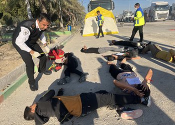 توسط اورژانس ۱۱۵؛
مانور حادثه ترافیکی همراه با زیستی در بوشهر برگزار شد