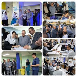 بازدید سرزده وزیر بهداشت از مرکز آموزشی درمانی آل جلیل آق قلا