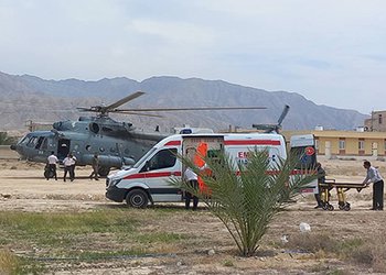 رئیس بیمارستان امام حسین (ع) اهرم خبر داد؛
اعزام دو بیمار سوختگی با بالگرد اورژانس ۱۱۵ از بیمارستان اهرم به گناوه