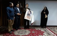 تجلیل از خانواده شهید مدافع حرم در واحد تهران شمال