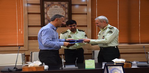 امضای تفاهم‌نامه همکاری علمی، پژوهشی و آموزشی میان فرماندهی انتظامی استان کردستان و دانشگاه کردستان