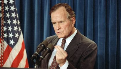 An Unlikely Hardliner, George H. W. Bush Was Ready to Push Presidential Powers