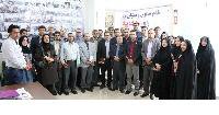 بازدید مسئولین و کارشناسان روابط عمومی دانشگاه از دفتر روزنامه پیام استان سمنان