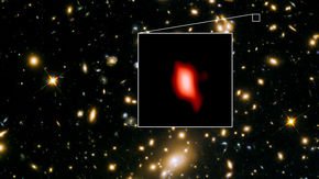 Distant galaxy hints at universe’s earliest stars