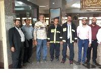 بازدید تیم عملیاتی آتش نشانی شهرداری شهرستان دامغان از ساختمان بیمارستان ولایت