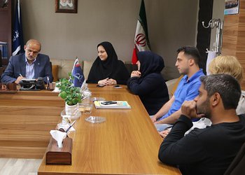 دیدار دانشجویان بین المللی دانشگاه  با معاون آموزشی دانشگاه فردوسی مشهد  