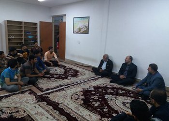 معاون فرهنگی دانشجویی دانشگاه از خوابگاه های دانشجویی بازدید کرد