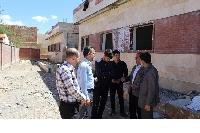 بازدید مدیر شبکه بهداشت و درمان شهرستان دامغان از پروژه در حال ساخت مرکز خدمات جامع سلامت شهر دیباج