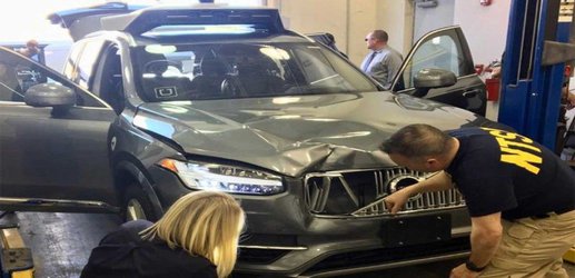 Uber self-driving car ‘saw woman but didn’t brake before crash’