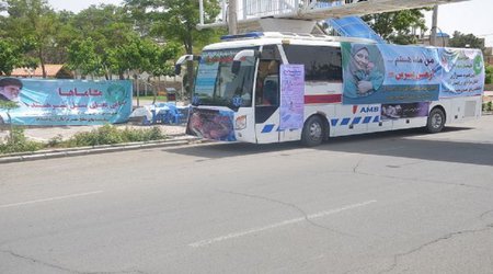 استقرار اتوبوس ترویج زایمان طبیعی در تربت حیدریه
